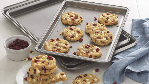 When you aren’t using them for cookies, cookie sheets and a 400 degree oven are all you need to cook perfect bacon every time.